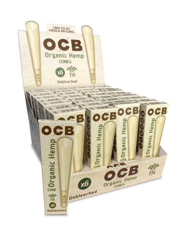 OCB Organic Hemp King Slim Size 24 ct.