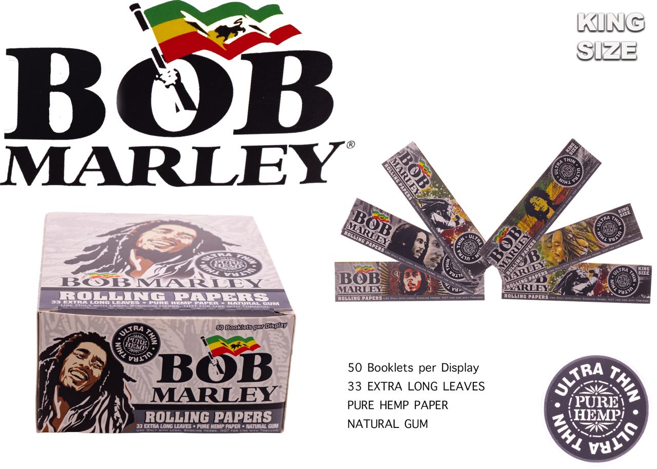 Bob Marley | Ultra Thin King Size | 50 Booklets | 33 Leaves