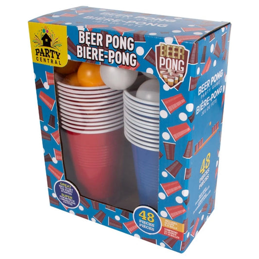 Party Central | Recreational Ping Pong & Cups | 48pk | 1ct | Item 84093