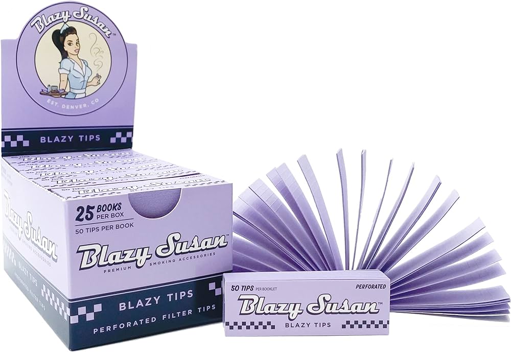 Blazy Susan - Purple Filter Tips | 25pk