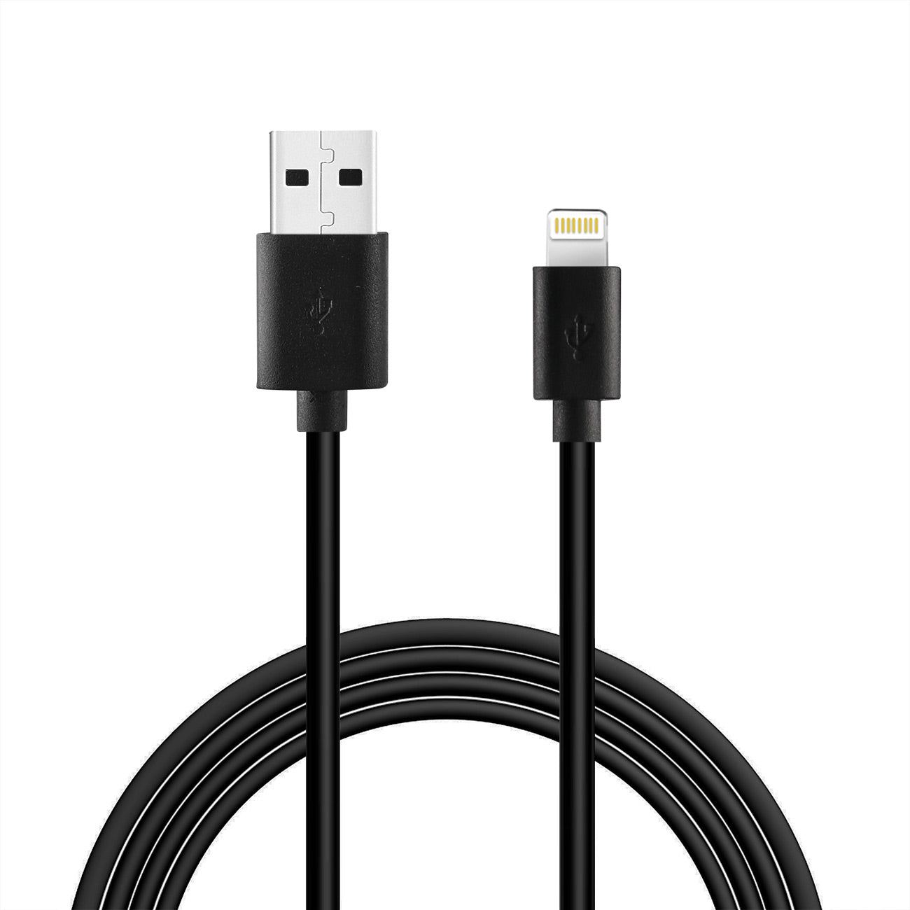 HQ iPhone to USB Data Cable | 3.3 Feet | DC27A-8PBK | 12ct – Zeus Wholesale