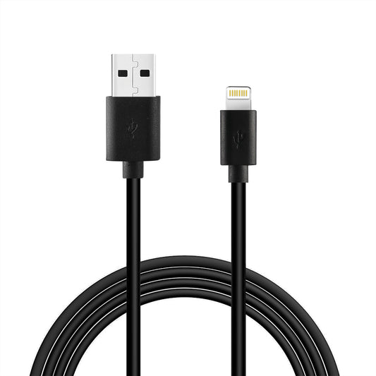 HQ iPhone to USB Data Cable | 3.3 Feet | DC27A-8PBK | 12ct