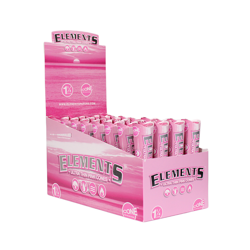 Elements Cones | Pink 1-1/4 | 6 Cones | 32ct