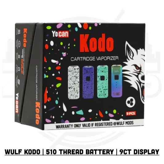 Wulf Kodo | 510 Thread Battery | 9ct Display