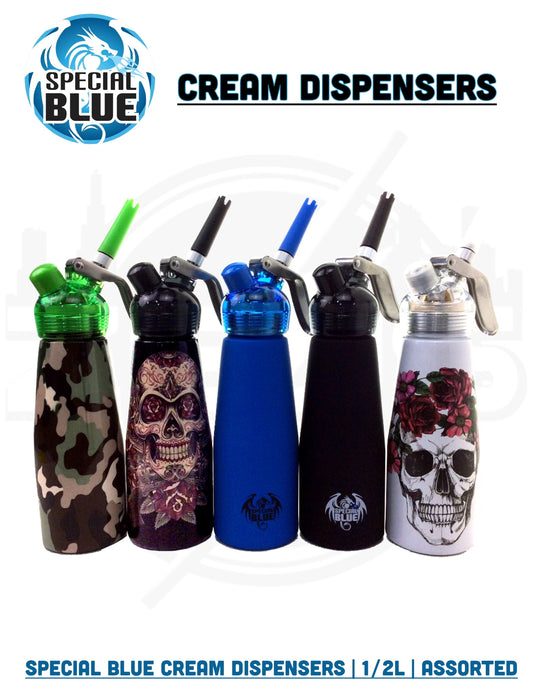 Special Blue Cream Dispensers | 1/2L | Assorted