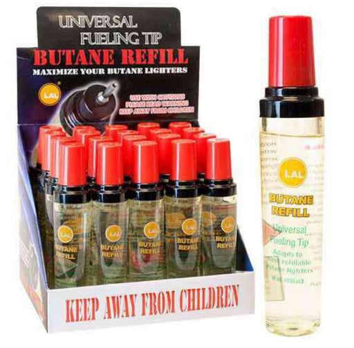 Mini Butane Gas Refill Bottles | 18mL | 20ct | Item LAL