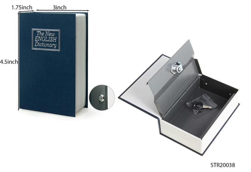 Book Safe with Key Lock | STR20038 | 1ct