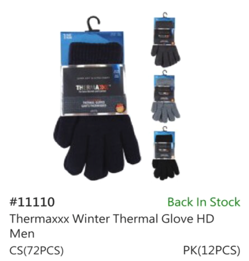 Thermaxxx | Winter Magic Glove | 12ct | Item 11110