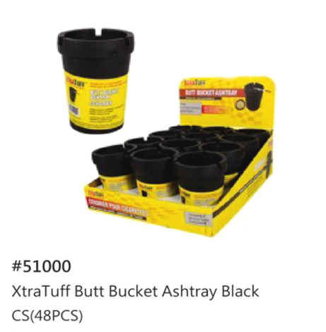 XtraTuff Butt Bucket Ashtrays | 12ct |