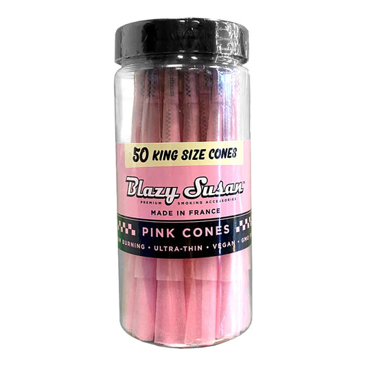 Blazy Susan Pink Cones Jar | King Size | 50ct