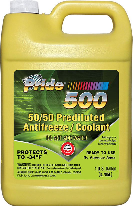 Pride 500 | Anti-Freeze Coolant | 1 Gallon (3.78L) | 6ct