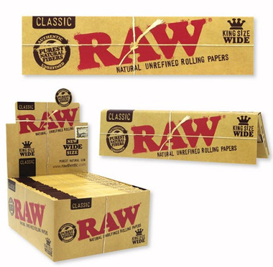 Raw Classic King Size Wide | 50 Booklets