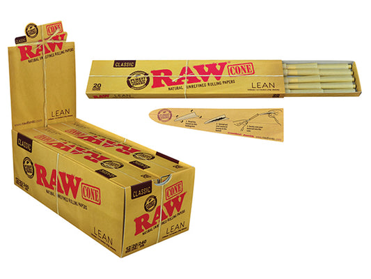 RAW Classic Lean Cones | 20 Cones | 12ct