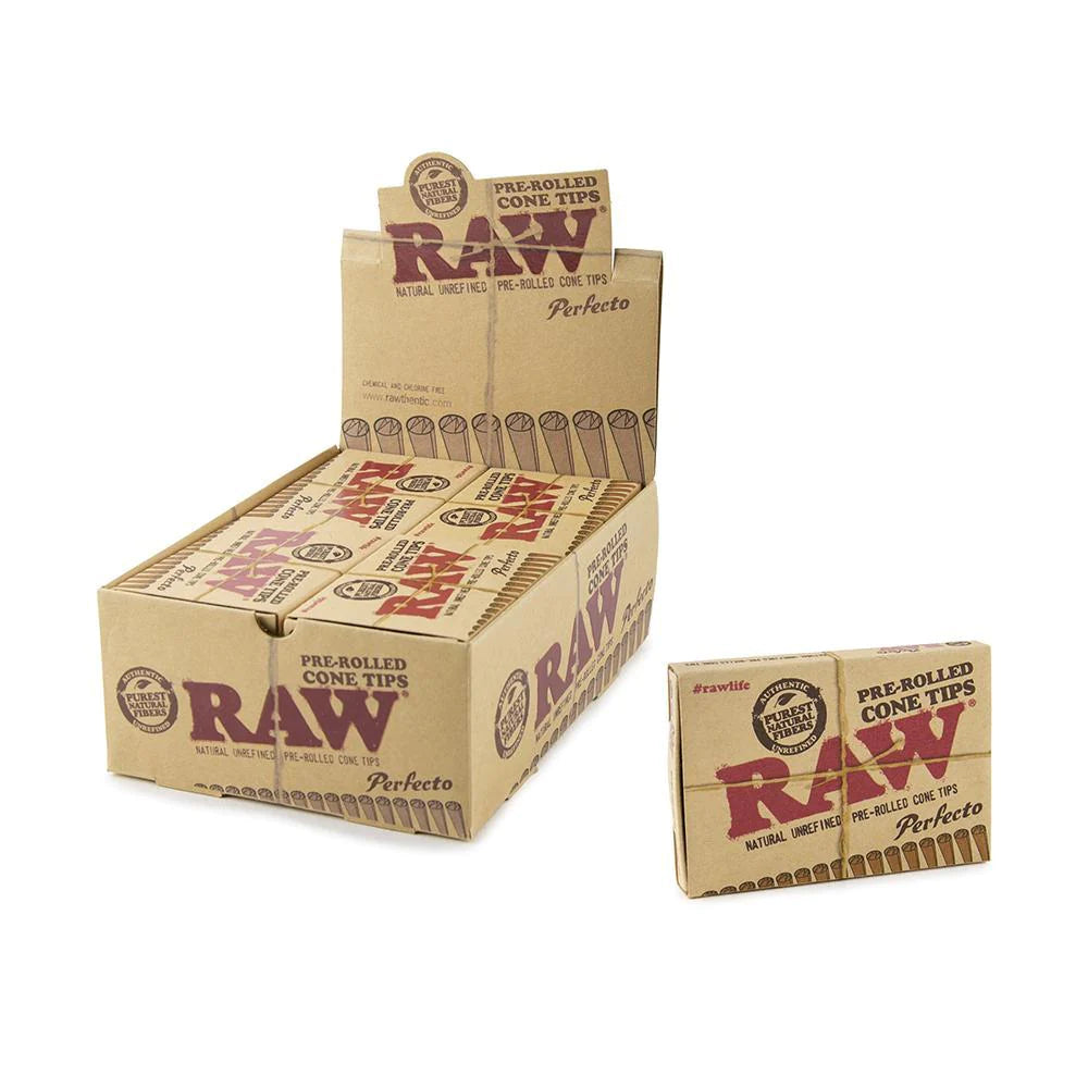 Raw Perfecto | Pre-rolled Cone Tips | 20ct