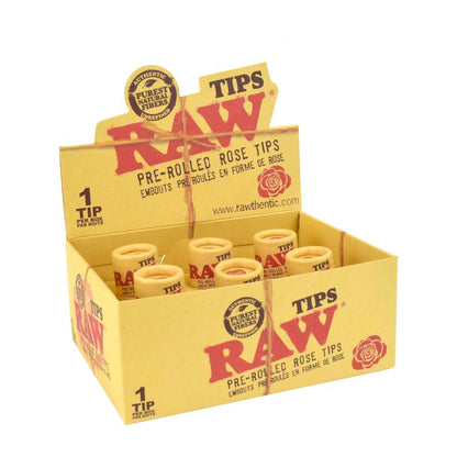 RAW Pre-Rolled Rose Tips | 1pk | 6ct