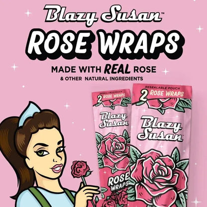 Blazy Susan | Rose Wraps | 2pk | 25ct