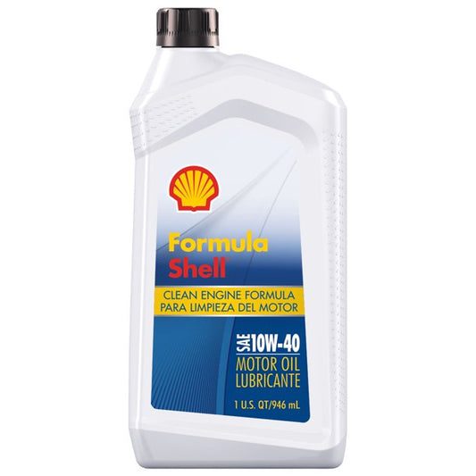 Formula Shell Motor Oil | SAE 10W-40 | 1 Quart (946mL) | 6ct