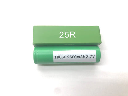 18650 25R 2500mah (Green) Battery | Pack of 2