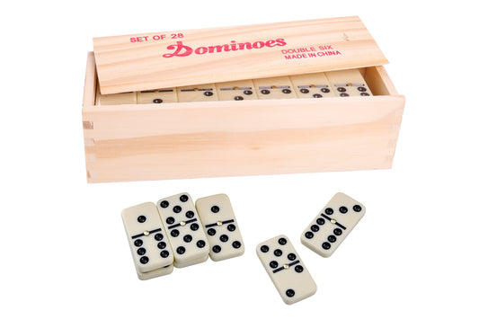 Dominoes Wooden Case | Set of 28