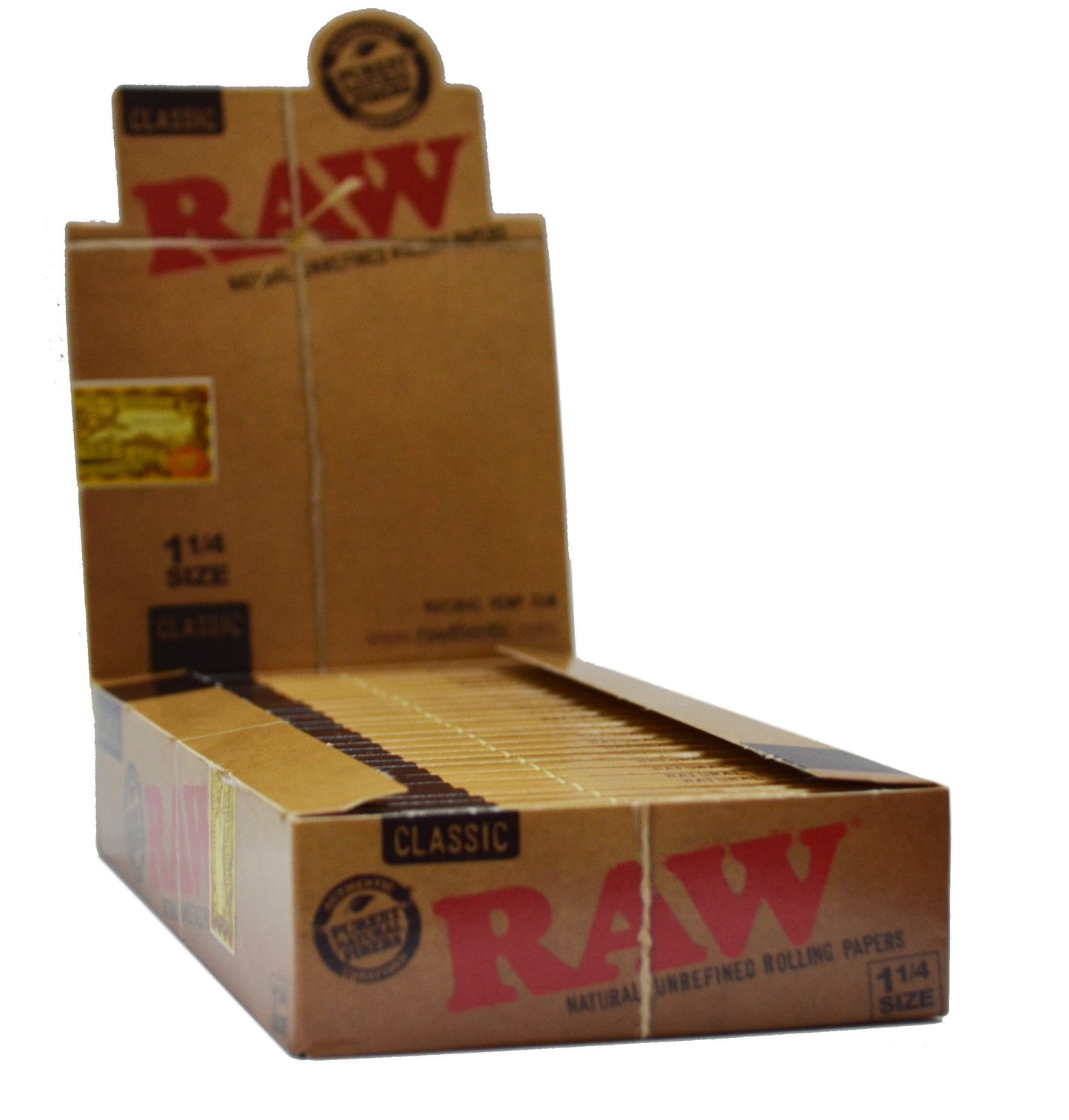 Raw Classic 1-1/4" | 24 Booklets | 32 Leaves