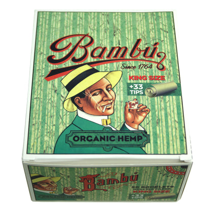 Bambu Organic Hemp | King Size + 33 Tips | 50ct