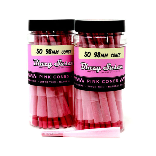 Blazy Susan Pink Cones Jar | 98mm | 50ct