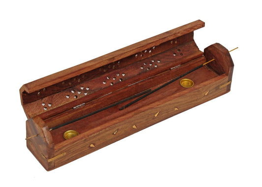 Wooden Incense Holder | Coffin