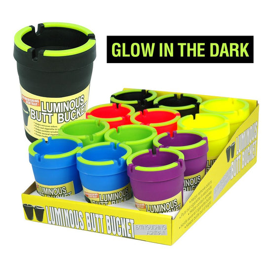 Glow in the Dark Butt Buckets | Item 51002 | 12ct