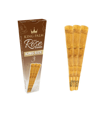 King Palm Rose Cones | King Size | 3pk | 15ct |