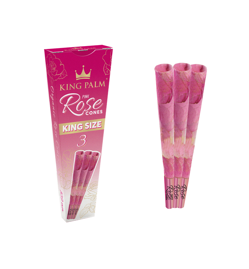 King Palm Rose Cones | King Size | 3pk | 15ct |