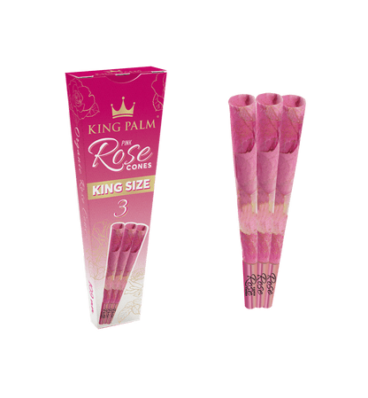 King Palm Rose Cones | King Size | 3pk | 15ct |