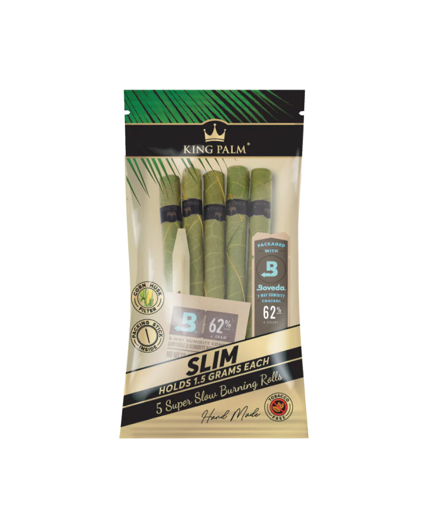 King Palm | Slim w/ Boveda | 5pk | 15ct Display