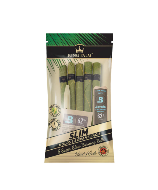 King Palm | Slim w/ Boveda | 5pk | 15ct Display