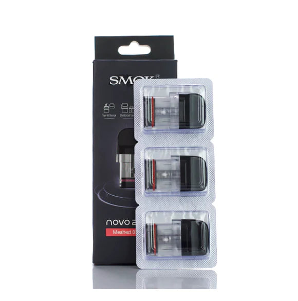 Smok Novo 2X | Meshed 0.8 Ohm MTL Pods | 3pk | 1ct