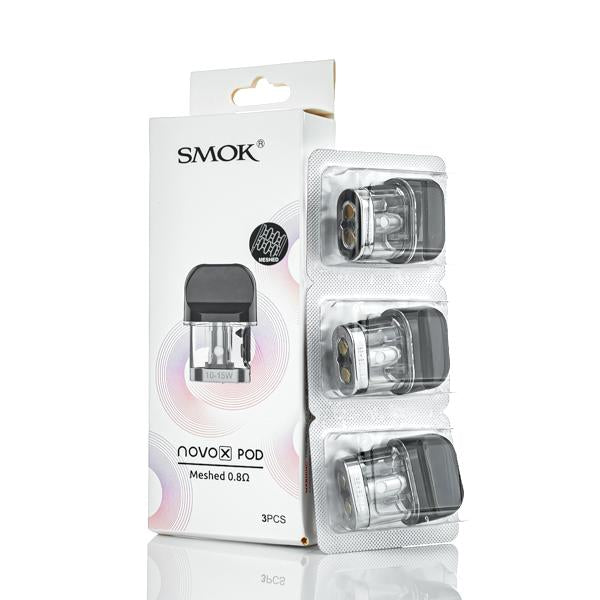 Smok Novo X | 0.8 Ohm Mesh Pods | 3pk | 1ct