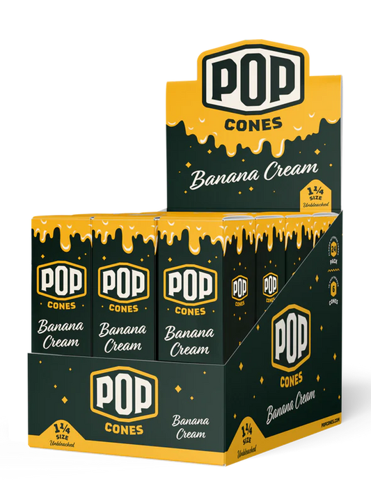 Pop Cones | 1-1/4 | Unbleached | 6 Cones | 24ct