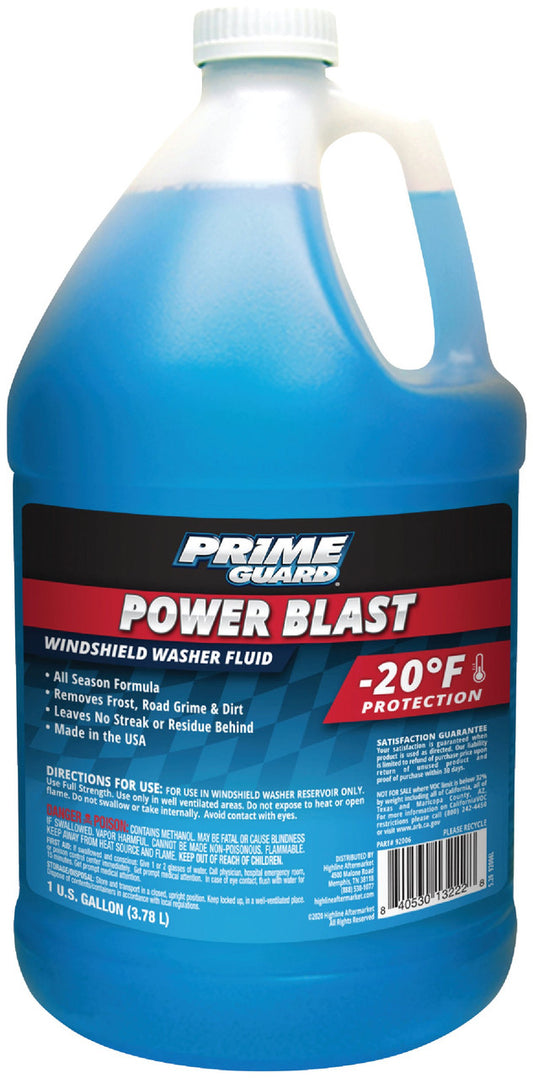 Prime Guard | Power Blast Windshield Washer Fluid | 1 Gallon (3.78L) | 6ct