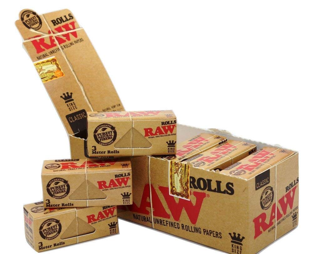 Raw Classic | 3 Meter Rolls | King Size | 12ct – Zeus Wholesale