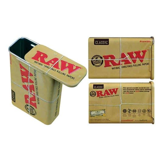 Raw Tin Box Square