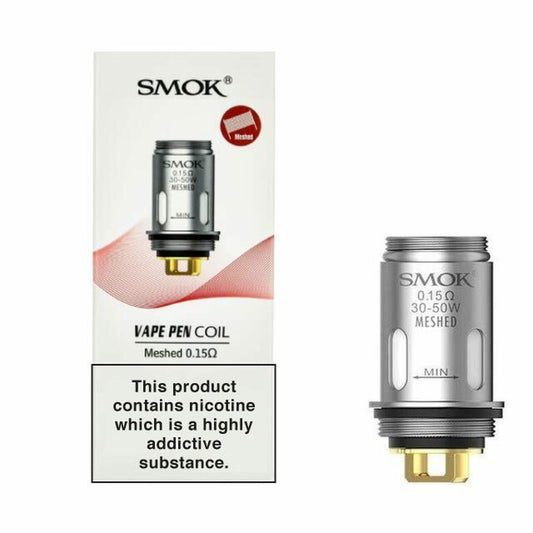 Smok | Vape Pen V2 | Mesh 0.15 Ohm Replacement Coils | 5pk | 1ct