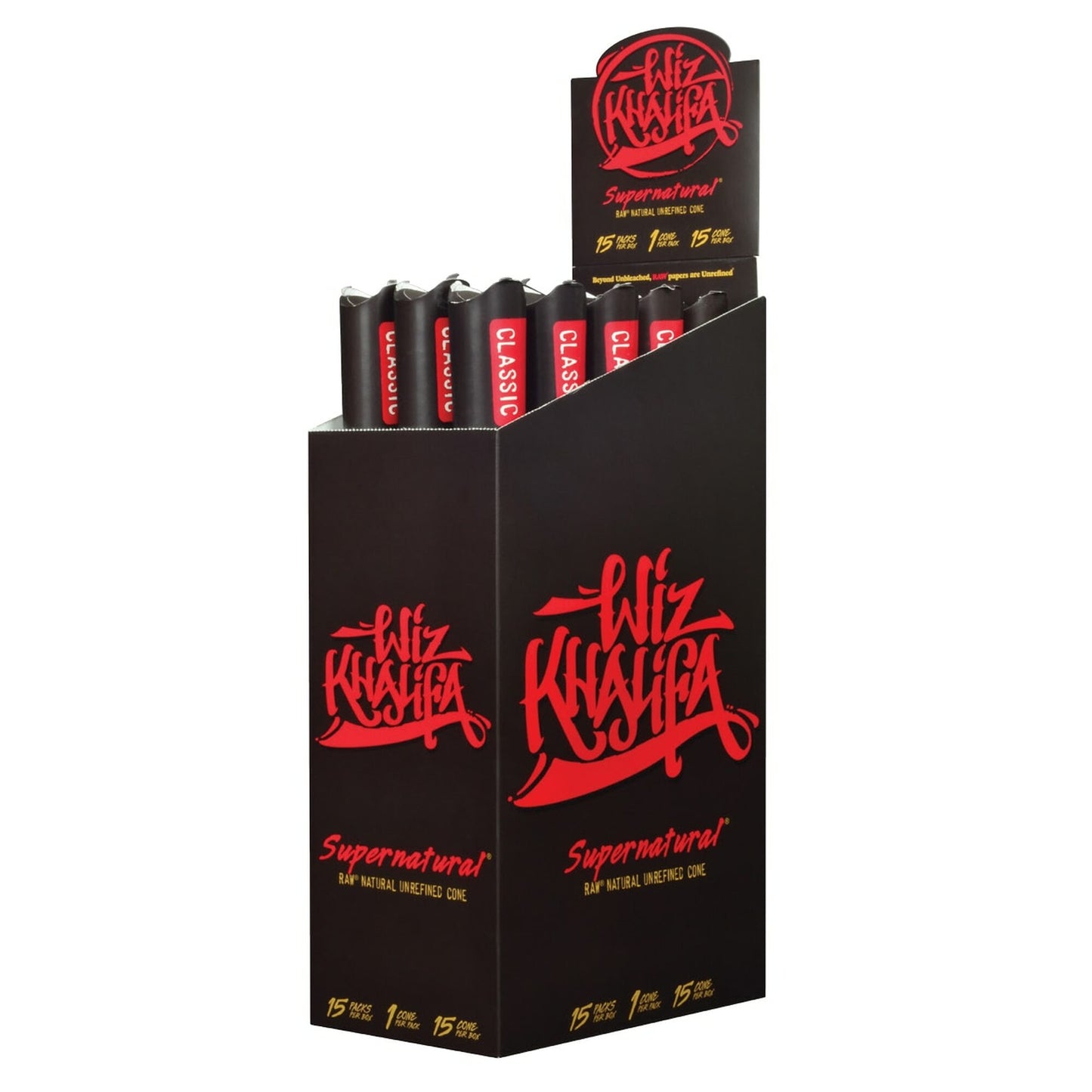 Wiz Khalifa x Raw | Classic Supernatural Cones | 1pk | 15ct