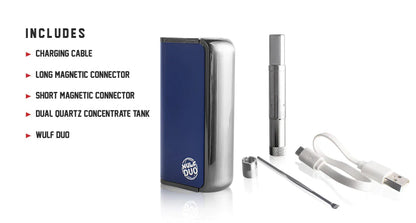 Wulf Mods | Duo 2-in-1 (Oil / Concentrate) Cartridge Vaporizer |