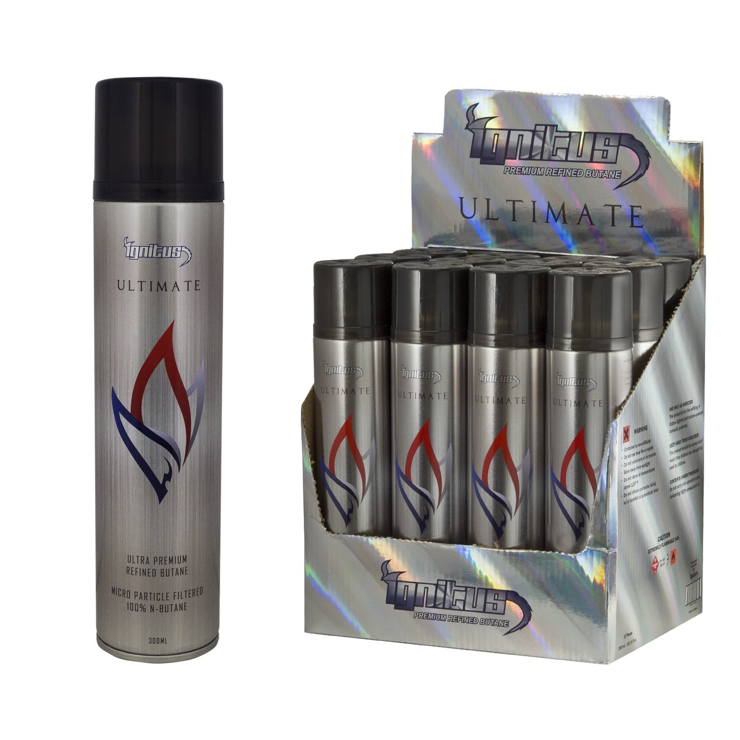 Ignitus Ultimate Butane | 300mL / 10.14oz | 12ct