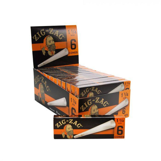 Zig Zag Cones | 1-1/4 | 6 Cones | 24ct