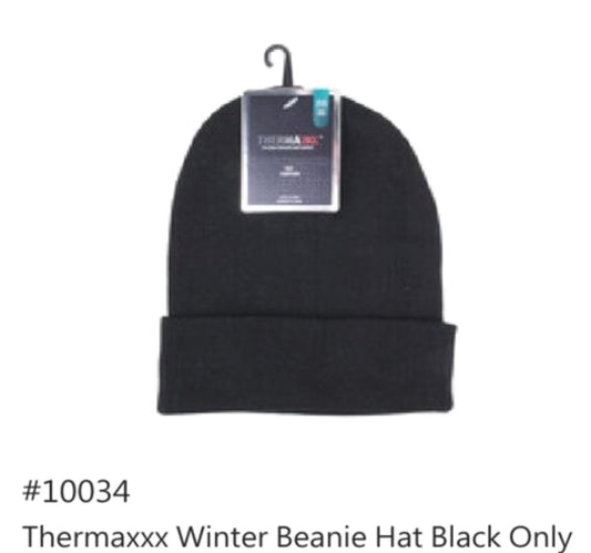 Thermaxxx Winter Beanie | Black | 12ct | Item 10034