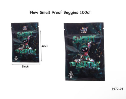 Smell-Proof Mylar Bags | 9170108 | 4x3 | 100ct